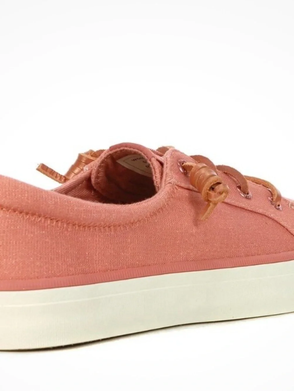 Sperry Women’s Pink Sea Cycled Crest Sneakers Size 8 Preppy Boho Nautical Boat